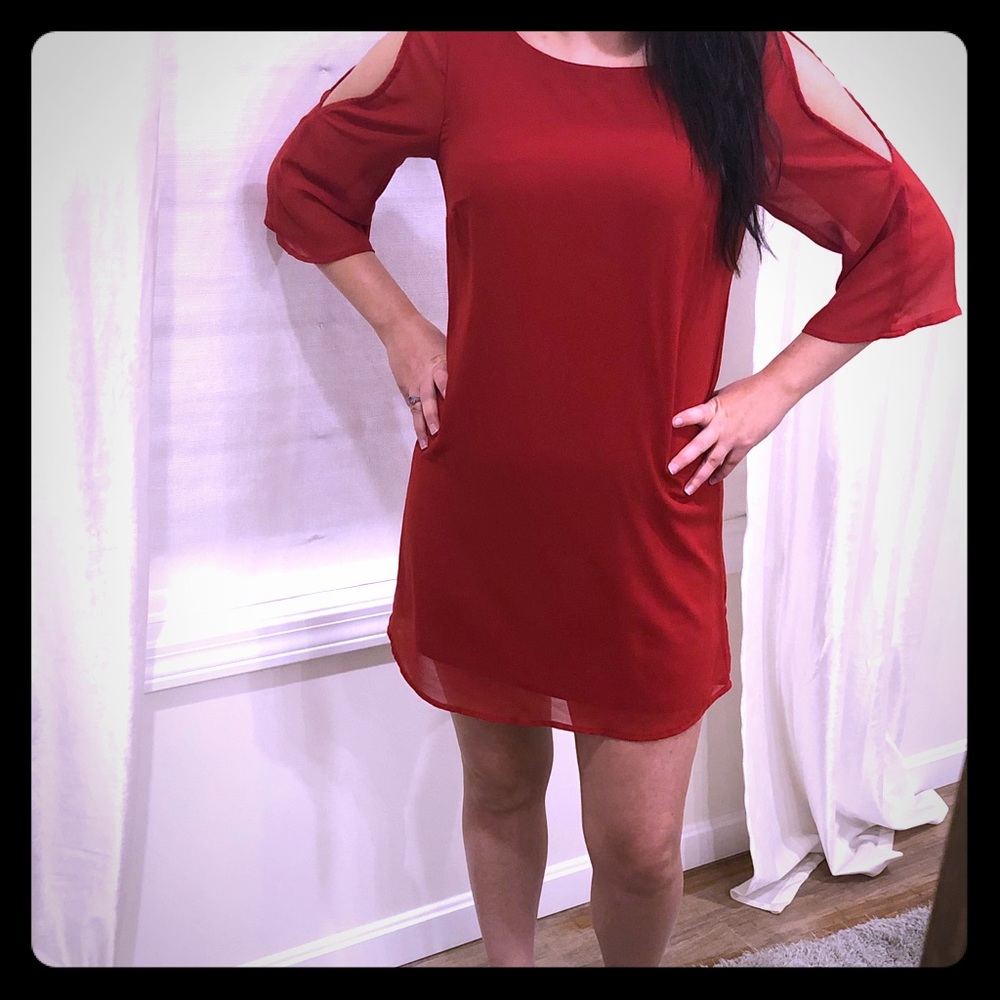 Red dress